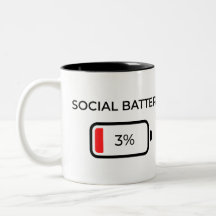 Sociale Batterij 3% - Koffiemok