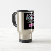 Sociale batterij: dood reisbeker (Voorkant links)