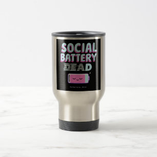 Sociale batterij: dood reisbeker