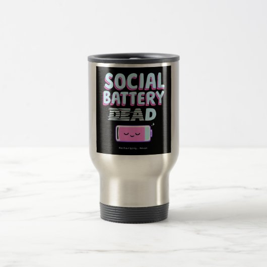 Sociale batterij: dood reisbeker (Center)