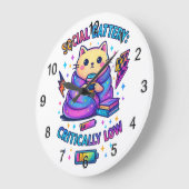 Sociale batterij kritisch... grote klok (Hoek)