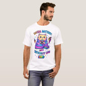 Sociale batterij kritisch... t-shirt (Voorkant volledig)