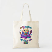 Sociale batterij kritisch... tote bag (Voorkant)