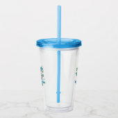 Sociale batterij Laag Grappig Introvert Ontwerp Acryl Drinkbeker (Rechts)
