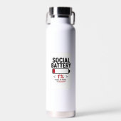 Sociale Batterij Lage Vacuüm Geïsoleerde Fles (Voorkant)