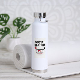 Sociale Batterij Lage Vacuüm Geïsoleerde Fles