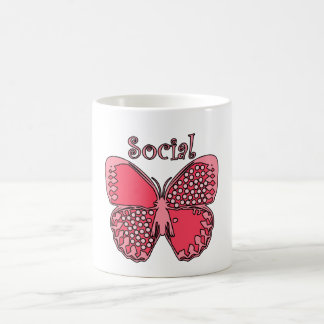 Sociale boter koffiemok