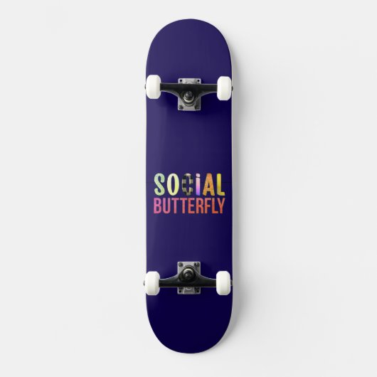 Sociale boter persoonlijk skateboard (Voorkant)