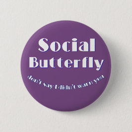 Sociale boter ronde button 5,7 cm