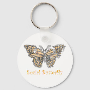 Sociale boter sleutelhanger