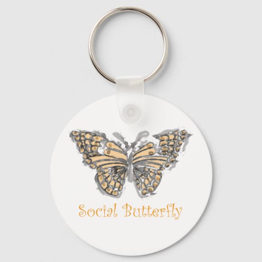 Sociale boter sleutelhanger (Voorkant)