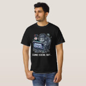 Sociale buffer laden... Gamer T-shirt (Voorkant volledig)
