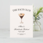 Sociale Club Espresso Cocktail Bach Reisplan en Kaart (Staand voorkant)