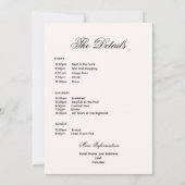 Sociale Club Espresso Cocktail Bach Reisplan en Kaart (Achterkant)