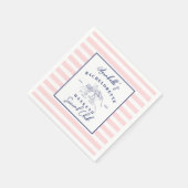 Sociale Club Preppy Bachelorette Feest Servet (Hoek)