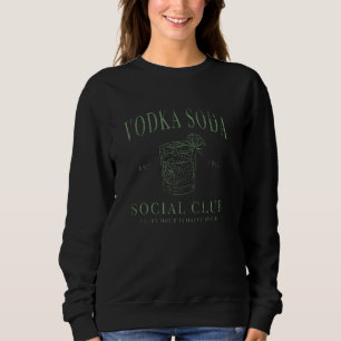 sociale club voor wodka-frisdrank trui