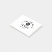 Sociale clubnaam voeg team speler naam datum jaar post-it® notes (Schuin)