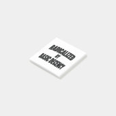 Sociale democratie geradicaliseerd door fatsoen post-it® notes (Schuin)