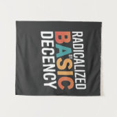 Sociale democratie geradicaliseerd door fatsoen wandkleed (Voorkant (horizontaal))