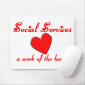 Sociale diensten Mousepad Muismat (Met muis)