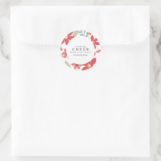 Sociale distantiërende vakantie Stickers (Tas)