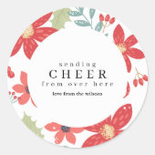 Sociale distantiërende vakantie Stickers (Voorkant)