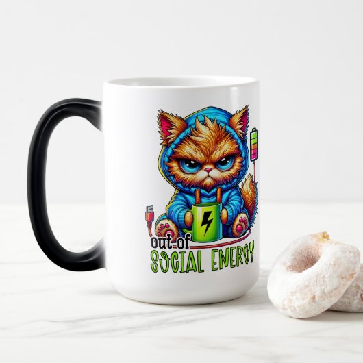 Sociale Energie Magische Mok (Met donut)