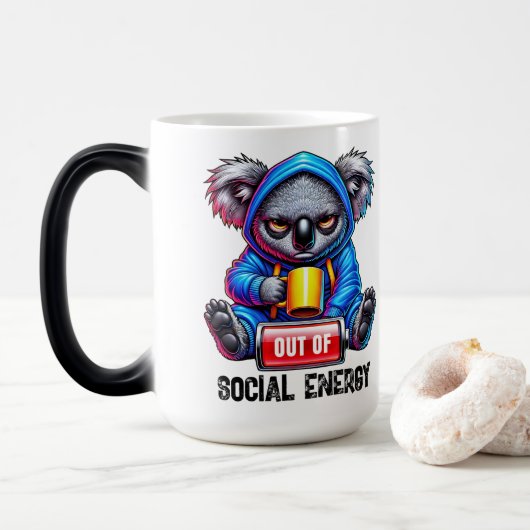 Sociale Energie  Magische Mok (Met donut)
