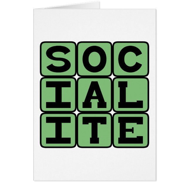 Sociale figuur, Feestganger (Voorkant)