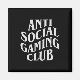 Sociale Gaming Club Grappige Videogame Speler Magneet