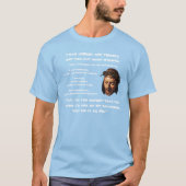 Sociale gerechtigheid Jezus T-shirt (Voorkant)