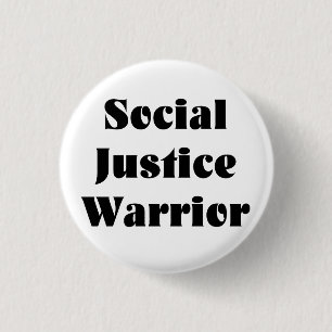 Sociale gerechtigheid Warrior Button