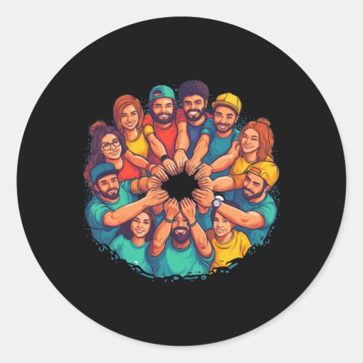 Sociale gerechtigheid zondag Sticker (Voorkant)