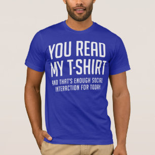 Sociale interactie t-shirt