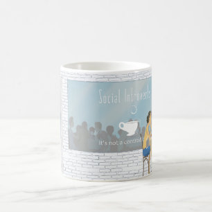 Sociale Introverts Koffiemok
