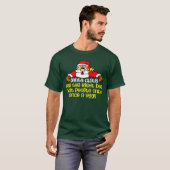 Sociale kerstman t-shirt (Voorkant volledig)