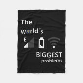 Sociale kritiek Milieubescherming tegen kernenergi Fleece Deken (Voorkant)