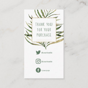 Sociale links, groene bladeren gouden Kaart