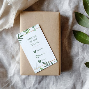 Sociale links, groene bladeren gouden Kaart