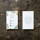 Sociale links, groene bladeren, Kaart invoegen.