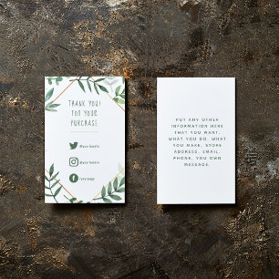 Sociale links, groene bladeren, Kaart invoegen.