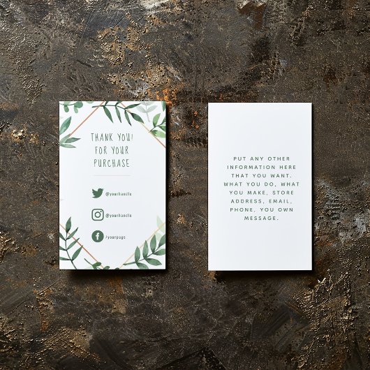 Sociale links, groene bladeren, Kaart invoegen.