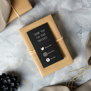 Sociale links, wit op zwarte Kaart invoegen.