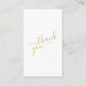 Sociale logo's, gouden en witte insteekkaart. informatiekaartje (Voorkant)