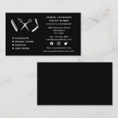 Sociale media Barber Barbershop Beard Trim Shave Visitekaartje (Voorkant / Achterkant)
