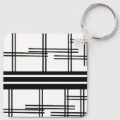 Sociale media Bedrijfs Logo QR Code Sleutelhanger (Achterkant)