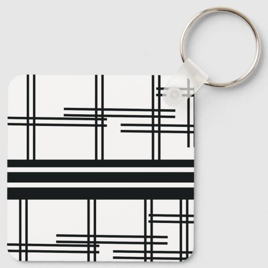 Sociale media Bedrijfs Logo QR Code Sleutelhanger (Achterkant)