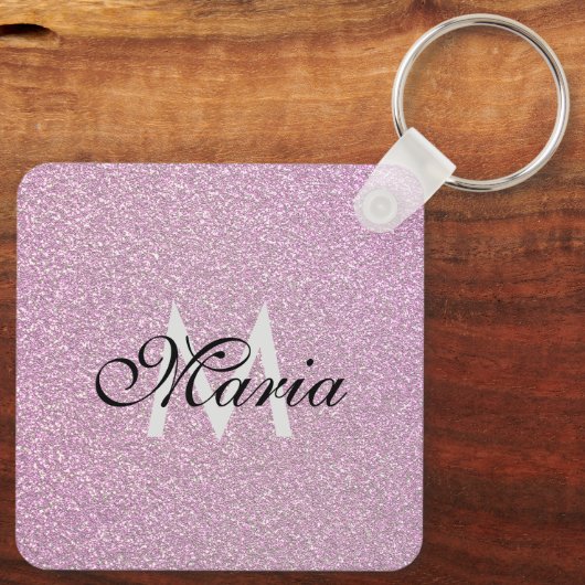 Sociale media BedrijfsQR Code Monogramed Sleutelhanger (Achterkant)