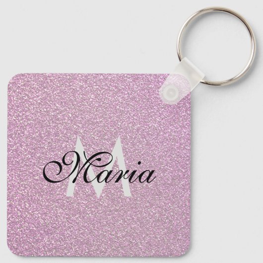 Sociale media BedrijfsQR Code Monogramed Sleutelhanger (Achterkant)