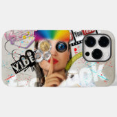 "Sociale media' Case-Mate iPhone Case (Achterkant (horizontaal))